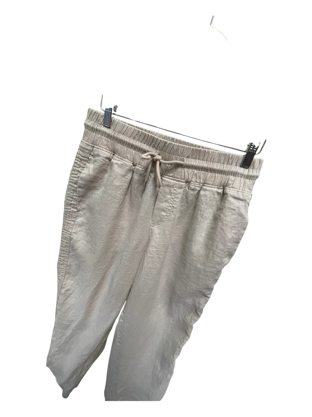 Quince 100% European Linen Wide Leg Pants in Driftwood Size Medium - Picture 7 of 15